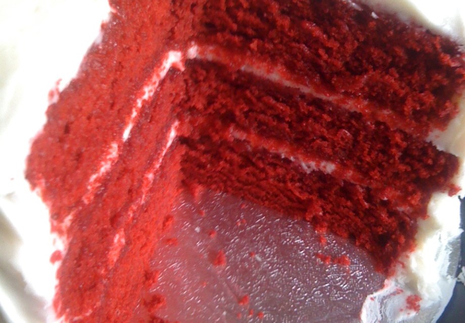 Red velvet birthday cake
