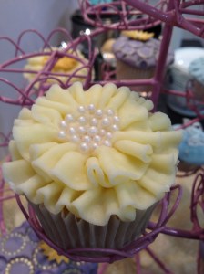 Cake International ruffle cupcake