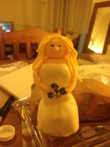 Sarah cake topper