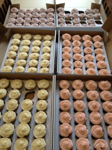 120 wedding cupcakes